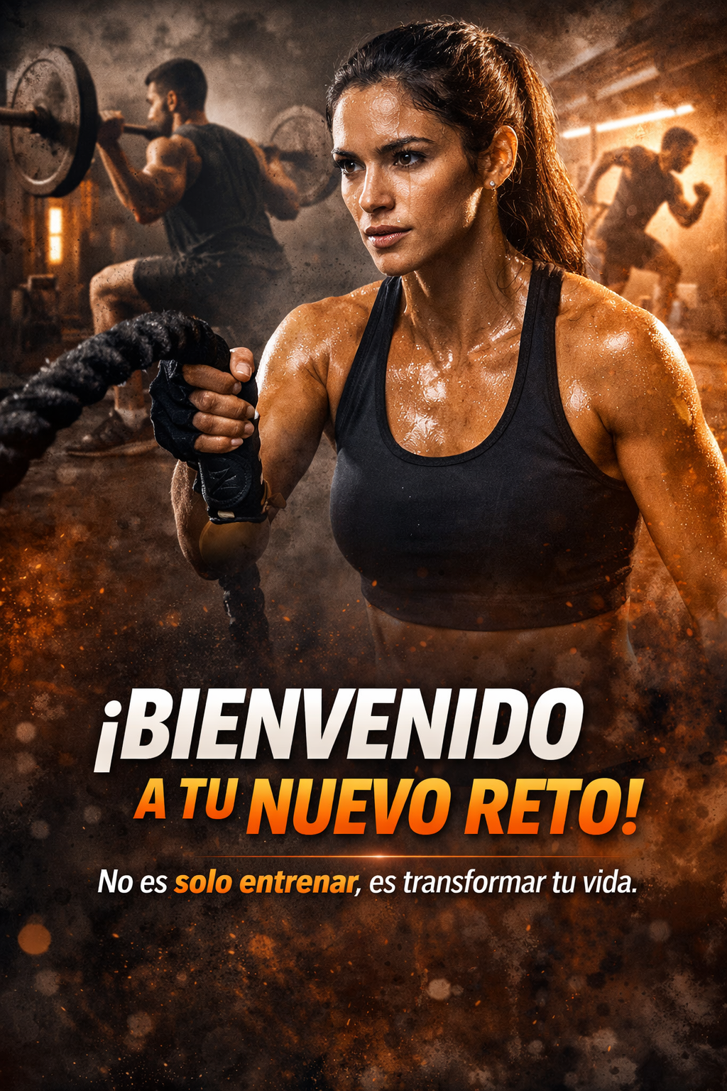 “Bienvenido a este proceso donde no solo vas a entrenar tu cuerpo, sino también tu mente. Aquí aprenderás que la disciplina vence al cansancio, que la constancia supera cualquier excusa y que cada día es una oportunidad para avanzar. No importa desde dónde empiezas, lo importante es que no te detengas, porque tu mejor versión se construye con esfuerzo, dedicación y decisión.”